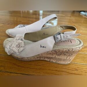 b.o.c. Women's Tan Espadrille Wedge Sandals